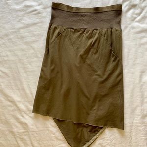 Rick Owens SS08 Skirt with tail Peplum Pleat.